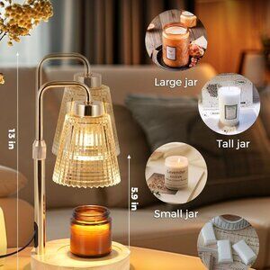 Candle Warmer Lamp with Timer Dimmable, Birthday Gifts for Women Mom, House Warm